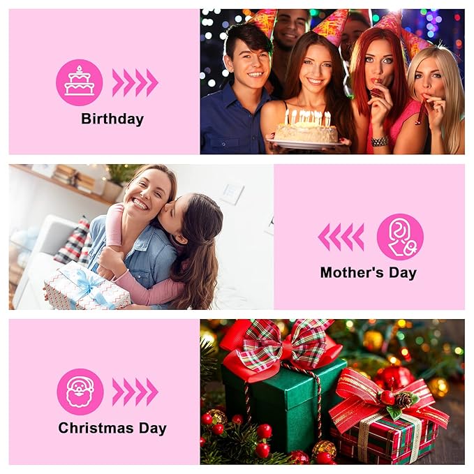 Mini Makeup Pouch for Purse, Small Cosmetic Bag Pouch Nylon Travel Toiletry Organizers for Women Girls, Cute Zipper Pouch Coin Purse Preppy Storage Bag for School Work(Mini-Bubblegum)