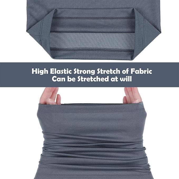 Geyoga Winter Face Mask for Men UV Protection Mask Sunscreen Breathable Windproof Neck Gaiters Scarf Fishing Cycling Running