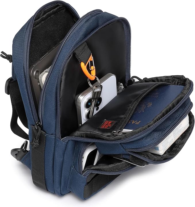 Wotony Tactical Crossbody Bag for Men - Durable Sling Bag with Cross Body Design EDC Shoulder bag