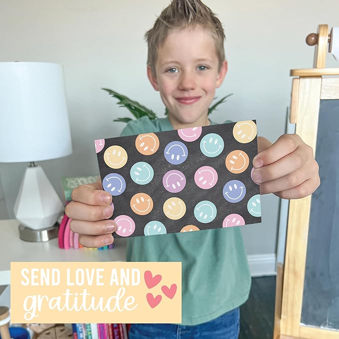 Hadley Designs Blank Cards and Envelopes 4x6-24 Blank Note Cards with Envelopes, Notecards Stationery Sets, Notecards Bulk, Stationary Sets, Note Paper Stationery, Chalk Board Pretty Stationary