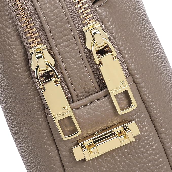 INICAT RFID Blocking Sling Bag Leather Crossbody Bags for Women Fanny Pack Cross Body for Woman Chest Bag for Travel 1.9L