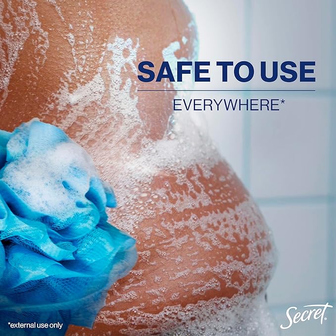 Secret Feminine Wash, 24 HR Deodorizing Feminine Body Wash for Women, Removes 6x Causes of Odor, PH Balanced, Safe to Use Everywhere, Lilac & Waterlily Scent, 8.0 oz