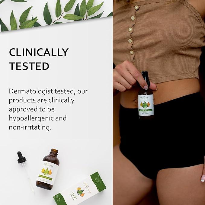 Bona Dea Naturals’ “The Original” All Natural Feminine Deodorant Spray | Intimate Yoni Oil Relief for Vaginal Itch, Odor, & Dryness | 2 oz Spray