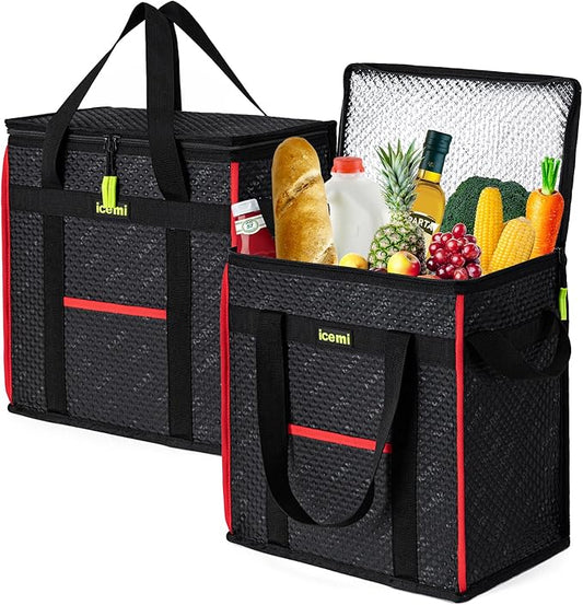 Insulated Reusable Grocery Bags, Premium Quality Cooler Bags insulated bag