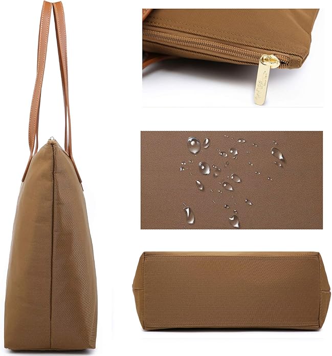 Water Resistant Light Weight Nylon Tote Bag Handbag