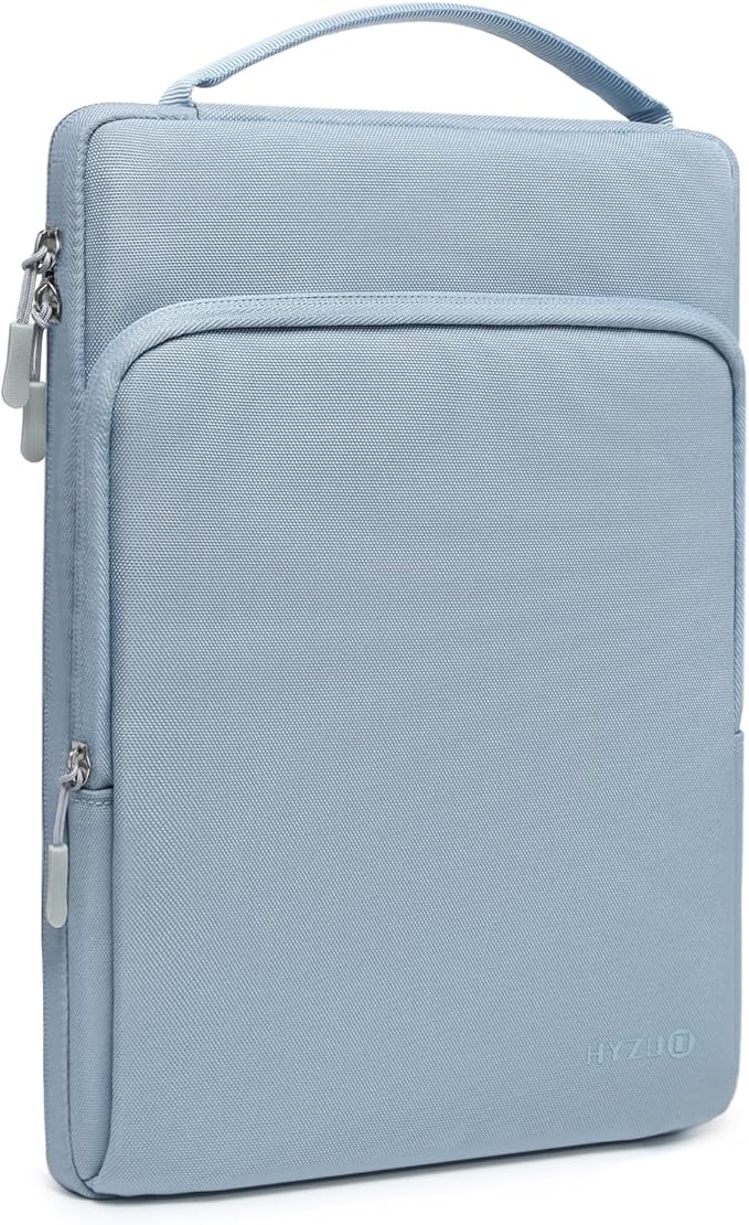 HHYZUO 14-15 Inch Laptop Bag Sleeve for MacBook Air 15 M4 M3 M2, MacBook Pro 15, XPS 14/15 Plus, 15" Surface Laptop, Notebook Case for 14" Dell HP Lenovo ThinkPad Asus Acer Huawei, Pale Blue