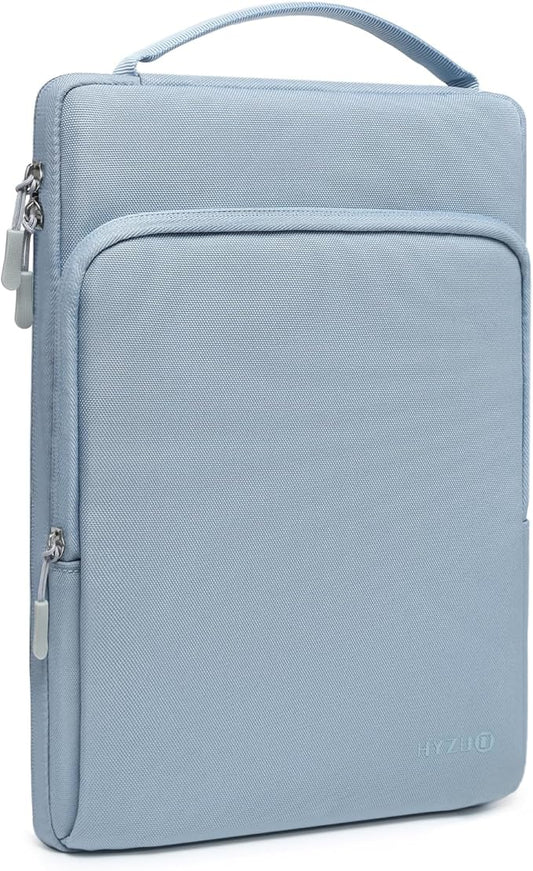 HHYZUO 14-15 Inch Laptop Bag Sleeve for MacBook Air 15 M4 M3 M2, MacBook Pro 15, XPS 14/15 Plus, 15" Surface Laptop, Notebook Case for 14" Dell HP Lenovo ThinkPad Asus Acer Huawei, Pale Blue