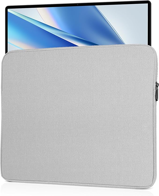 Ctemnpho 18.5 inch Portable Monitor Case Storage Bag, Portable Computer Cover Bag with Pocket Zipper for 18.5 inch, Notebook Computer Gaming Display Protective Travel（Gray）