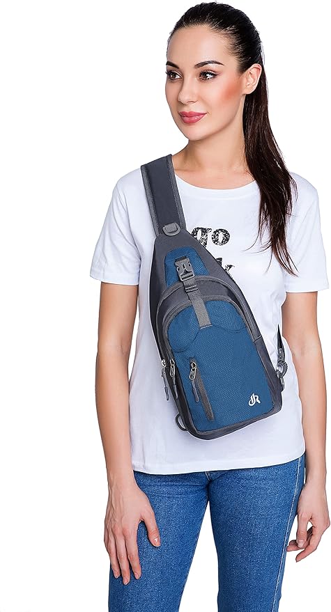 Y&R Direct 14 Colors Lightweight Sling Backpack Sling Bag Travel Hiking Small Backpack for Women Men Gifts