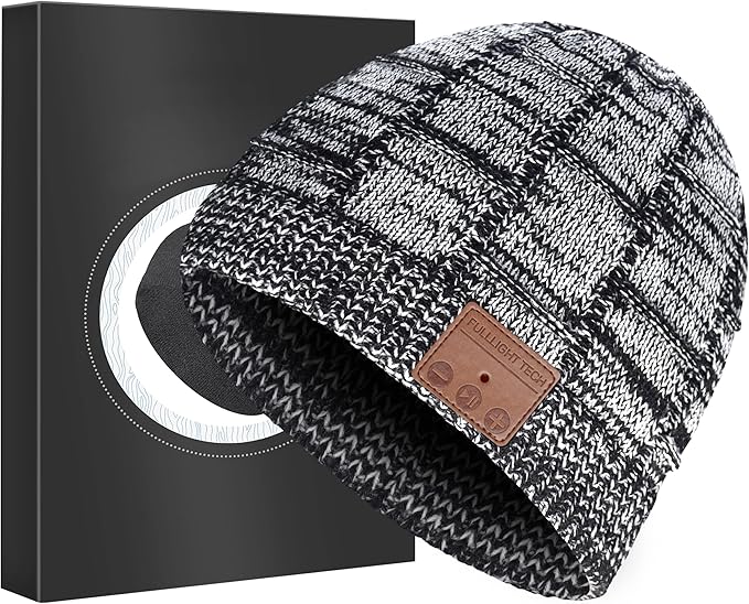 Bluetooth Beanie Hat Headphones Unique Tech Gifts Stocking Stuffer