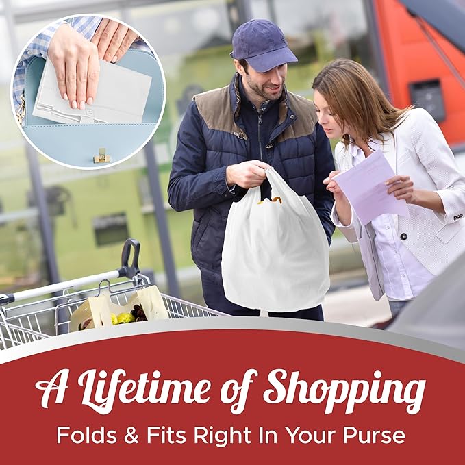 Simply Cool 450 Pack Reusable Eco-Friendly Grocery T-Shirt Shopping Bags 21.5"x12.2"x7.2" Durable, Recyclable Washable Foldable Portable Shopping Tote Bags Bulk