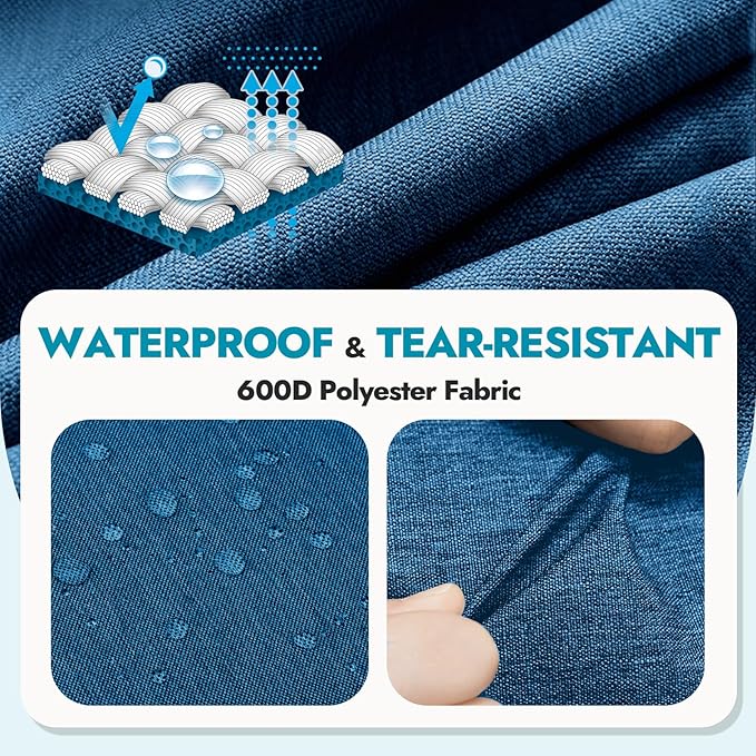 Canway 115L Travel Duffel Bag, Foldable Weekender Bag with Shoes Compartment for Men Women Water-proof & Tear Resistant