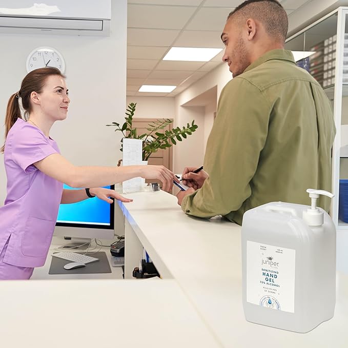 Hand Sanitizer Gel with 70% Alcohol 1.06 Gallon with Pump