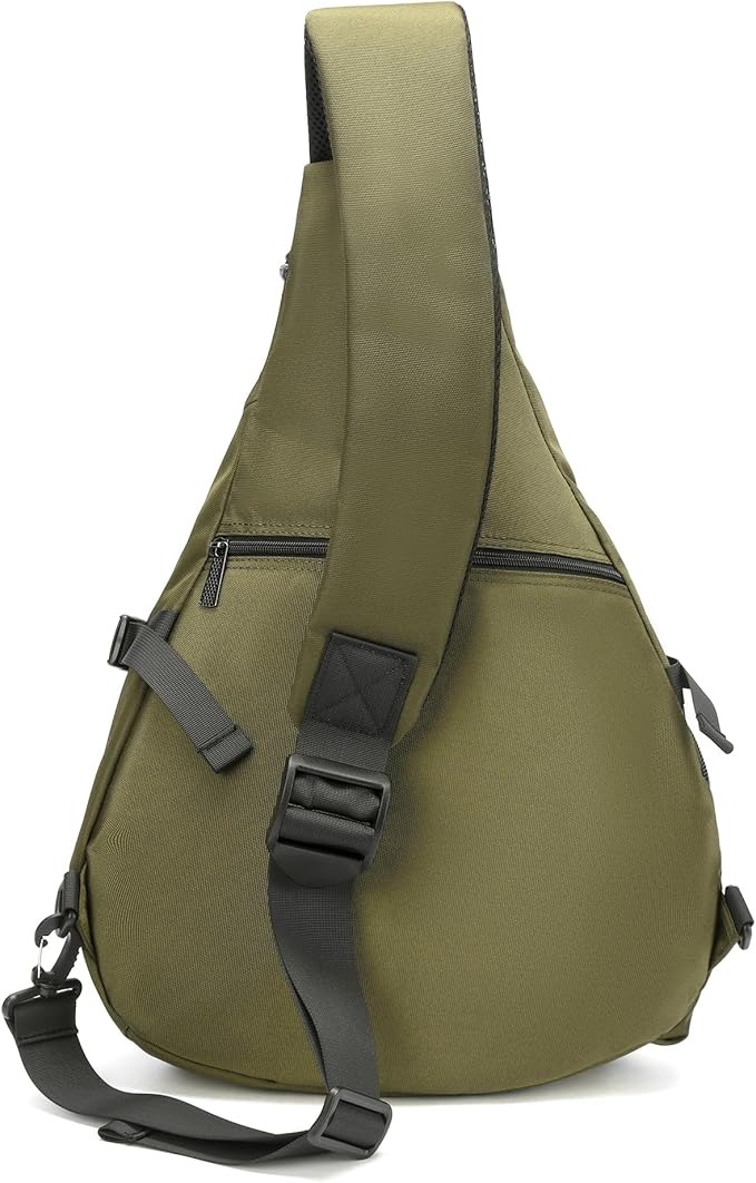 Large Sling Backpack, Sling Chest Bag Shoulder Crossbody Daypacks Fits 14.1-Inch Laptop for Travel Outdoor Men Women