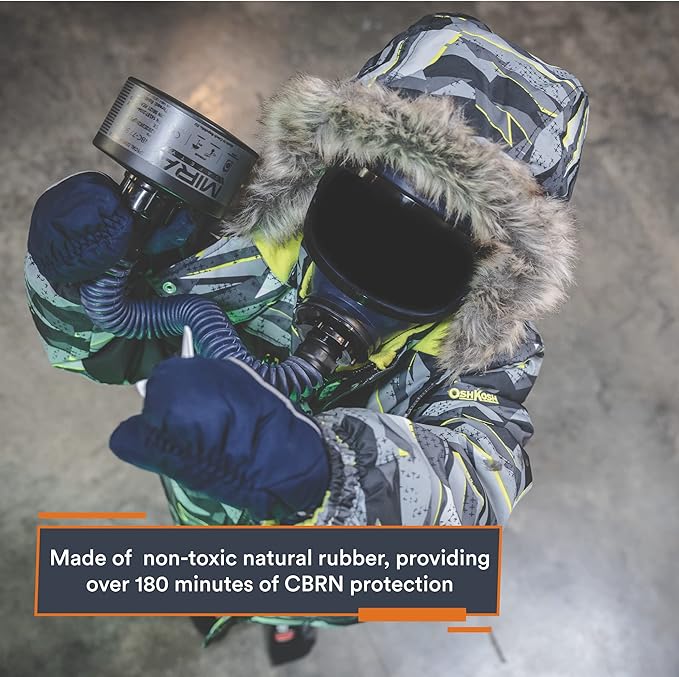 MIRA SAFETY M Kids Mask Respirator Full Face-CBRN