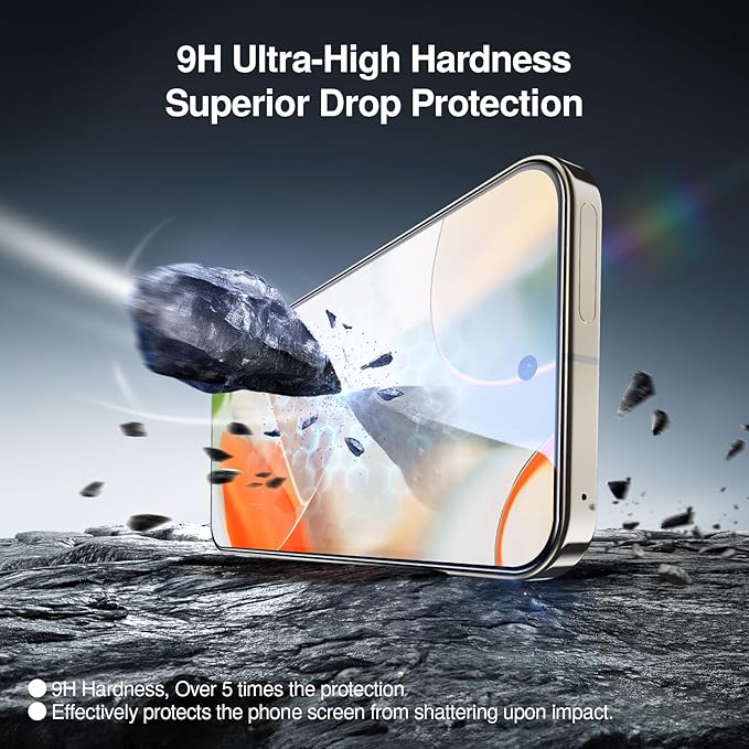 SMARTDEVIL [3+1 Pack Screen Protector For Google Pixel 9 Pro XL With Camera Lens Protector, FingerPrint Reader Compatible, Clear 9H Tempered Glass Film, Fast & Easy Installation, Alignment Frame