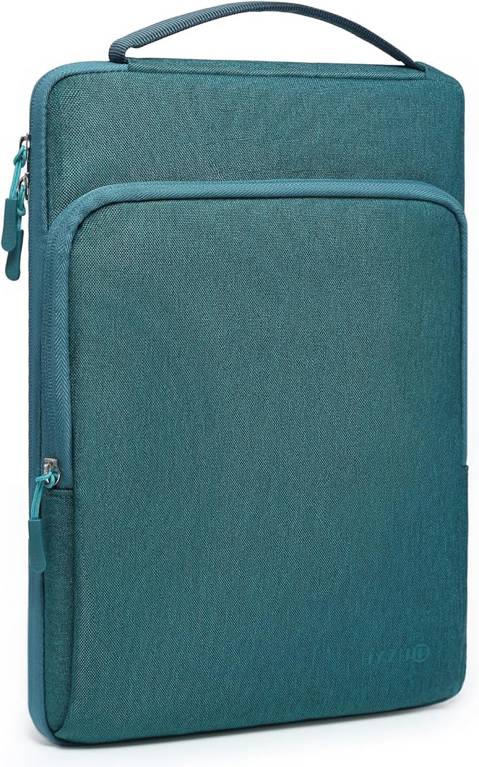 HYZUO 13.3-14 Inch Laptop Bag Sleeve for MacBook Pro 14 M4 M3 M2 M1, MacBook Air/Pro 13.3, 13.8"/13.5" Surface Laptop/Book, Notebook Case for 13" Dell Lenovo ThinkPad HP Asus Acer, Dark Green