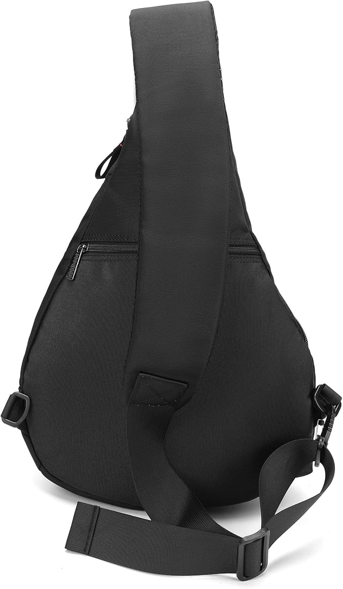 Large Sling Backpack, Sling Chest Bag Shoulder Crossbody Daypacks Fits 14.1-Inch Laptop for Travel Outdoor Men Women