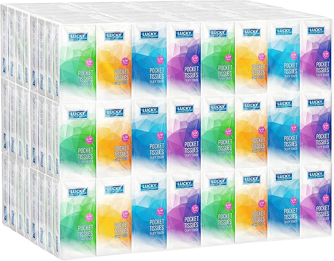 Premium Facial Tissues, Travel and Pocket Size, Bulk (192 Packs), 10 Tissues per Pack (1,920 Tissues Total)