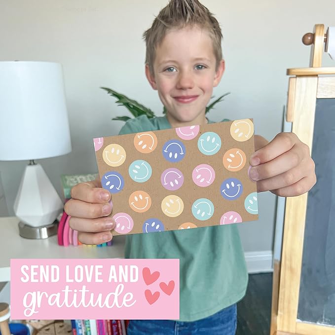 Hadley Designs Blank Cards and Envelopes 4x6-24 Blank Note Cards with Envelopes, Notecards Stationery Sets, Notecards Bulk, Stationary Sets, Note Paper Stationery, Rustic Pretty Stationary