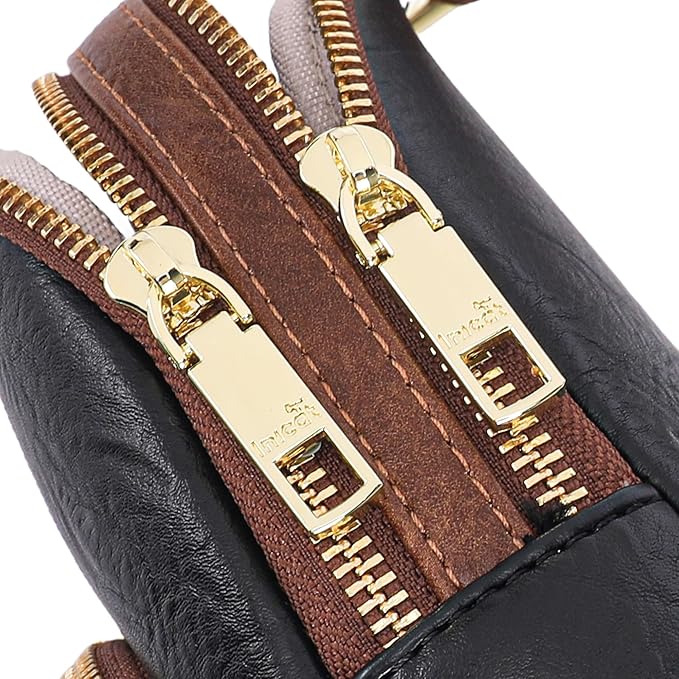 INICAT RFID Blocking Sling Bag Leather Crossbody Bags for Women Fanny Pack Cross Body for Woman Chest Bag for Travel 1.9L