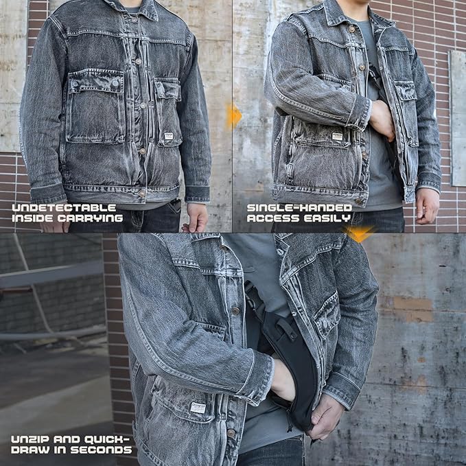 WYNEX Tactical Crossbody Sling Bag,Concealed Carry Bag for Men Women,Anti Theft Crossbody Bags, CCW Bags EDC Carry