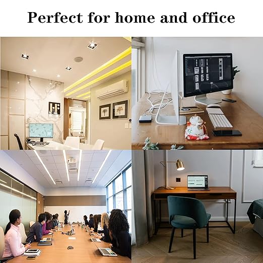 Telephone landline Extension Cord Cable Cord with Standard RJ-11 6P4C Plug (3Ft-3Pack, Black)