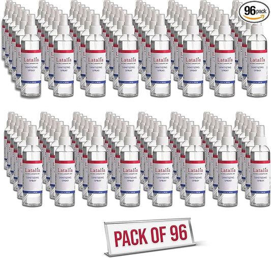 Hand Sanitizer Spray - Pack of 96 Unscented Spray Hand Sanitizer for Hands (6.67 fl. oz)