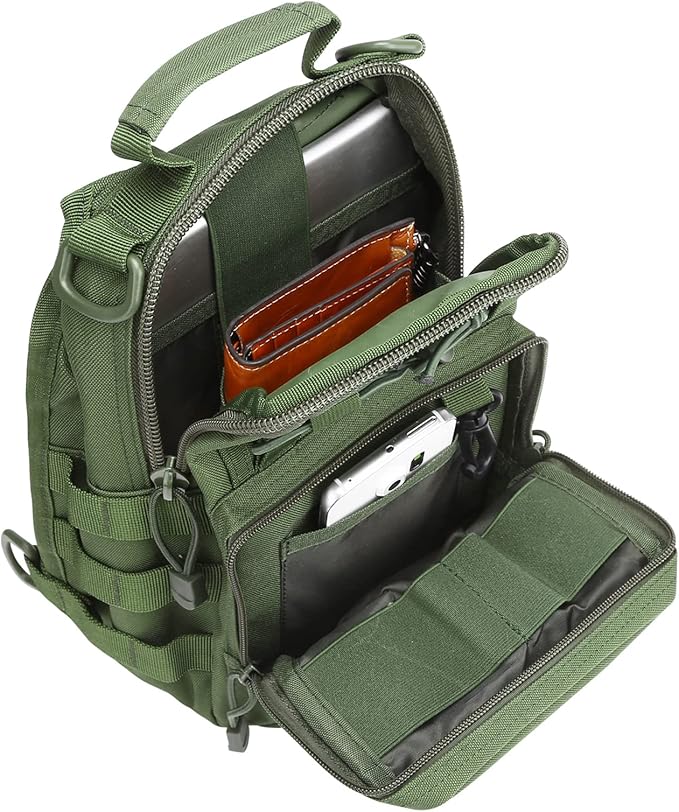 G4Free Outdoor Tactical Bag Backpack, Military Sport Bag Pack Sling Shoulder Backpack Tactical Bag for Every Day Carry