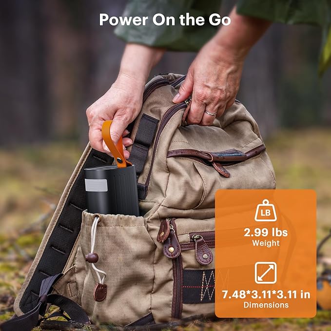 60000mAh Power Bank,Gifts for Men,200W Portable Charger with 2 Fast Charging USB-C &2 USB-A Output,Compatible with Phones Airpods Laptop Drone for Home Backup Travel Camping Essentials