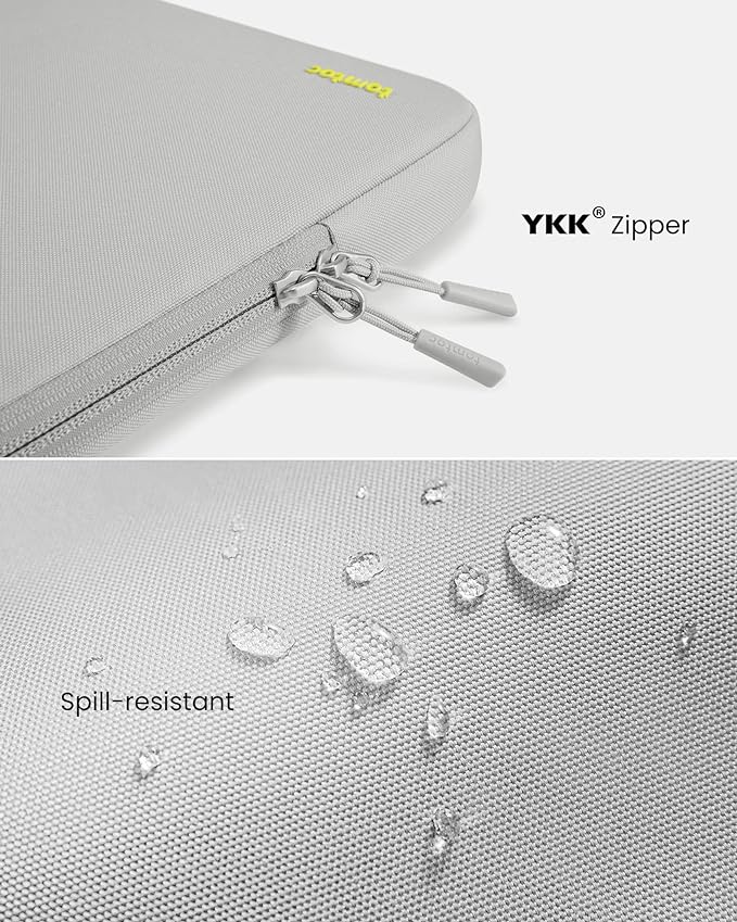 tomtoc 360° Protective Laptop Sleeve for 12-inch New Surface Pro, Copilot+PC 2025, 12.3-13 Inch Surface Pro 11/10/9/8/X/ 7+/7/6/5/4 with Keyboard, Shockproof Water-Resistant Notebook Laptop Case Bag