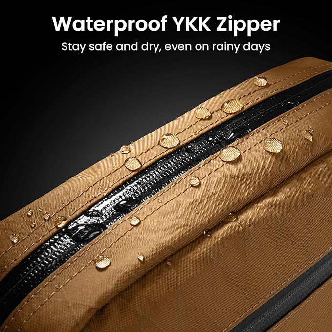 tomtoc 1.5L X-Pac Sling Bag with RFID Blocking, Crossbody Bag Minimalist Chest Shoulder Pack for Men/Women, Water-resistant Lightweight Casual Funny Pack for Travel, Daily Commute