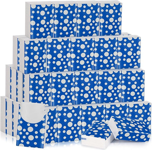60 Pack Pocket Tissues Travel Tissue Packs 600 Sheets Tissues Travel Size 3 Ply Unscented Small Mini Tissue Pack with Unique Embossing Process Individual Portable Tissue Packs for Purse Travel Camping
