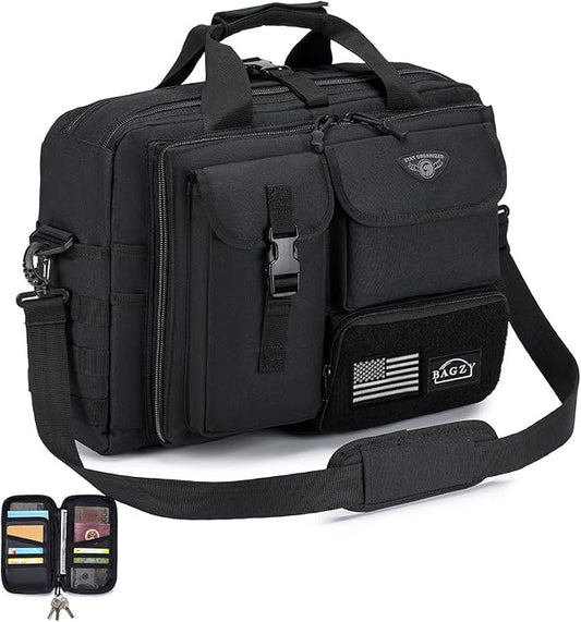 BAGZY Tactical Messenger Bag for Men Multifunctional Tactical Briefcase Men's Military Laptop Work Bag for Business Teacher