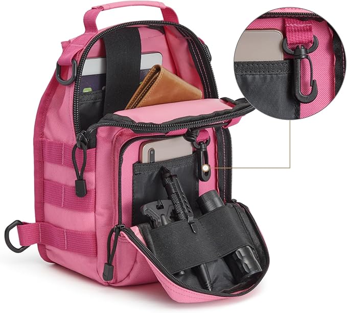 G4Free Outdoor Tactical Bag Backpack, Military Sport Bag Pack Sling Shoulder Backpack Tactical Bag for Every Day Carry