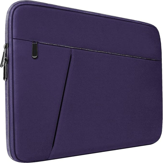 Laptop Case Bag 15.6 inch, Shockproof Protective Computer Carrying Cover with Front Pocket, Briefcase Handbags Laptop Sleeve for 15.6 inch HP, Dell, Acer, Asus, Notebook, Purple