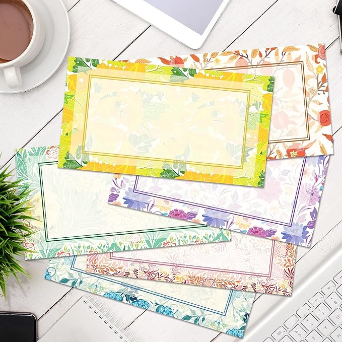 Anzon Mories Vintage Morris Self-Sealing Envelopes 24 PC, Medieval Europe Pattern, Printer Friendly, Both Sides Printed