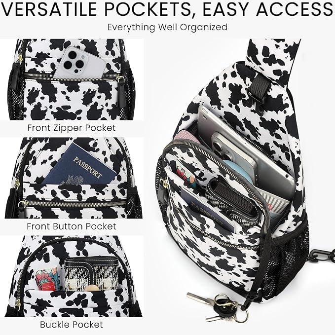 Small Crossbody Purses Bags for Women Men Travel, Chest Sling Bag Women Casual Cross Body Bag for Woman Sling Backpack