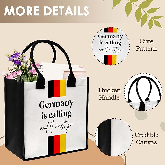 ONDTOM Travel Gifts Bag, Scotland Lover Gifts, Simple Modern Beach Bag, Birthday Christmas Retirement Gifts for Women