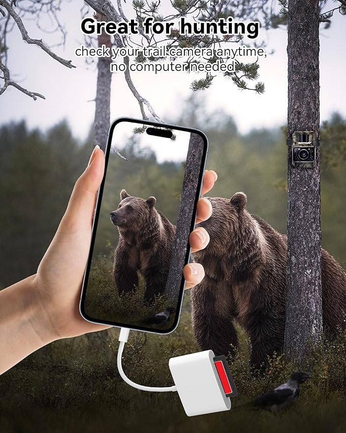 USB C SD Card Reader Adapter for MacBook, Android