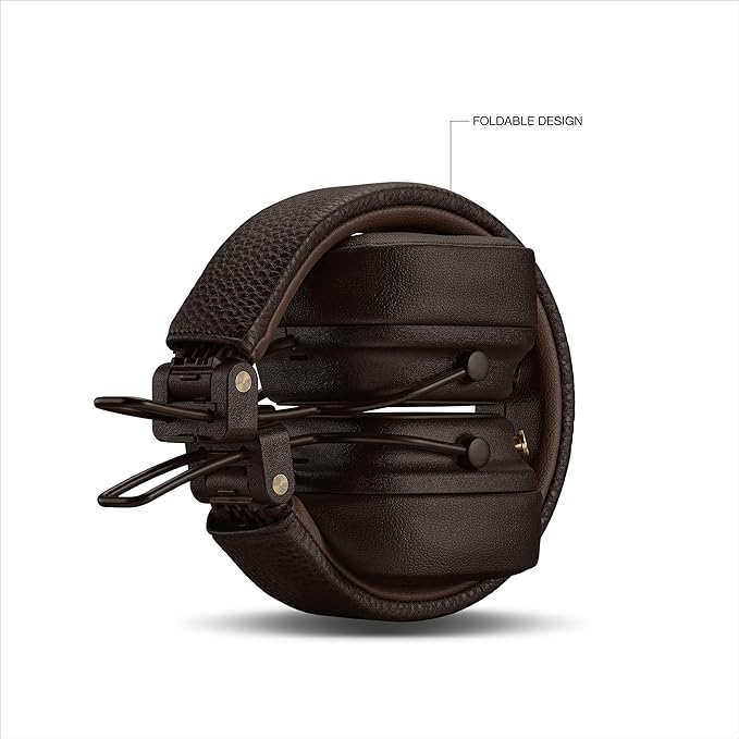 Marshall Major V On-Ear Wireless Bluetooth Headphones - Brown