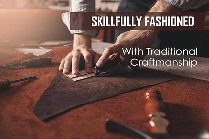 Mens Waterproof Toiletry Bag – Crafted in USA – Ideal Gift for Husband, Dad, Groomsmen, Boyfriend & Friend – Genuine Leather Toiletry Bag Customized Name or Initials – Personalized Travel Bag for Men