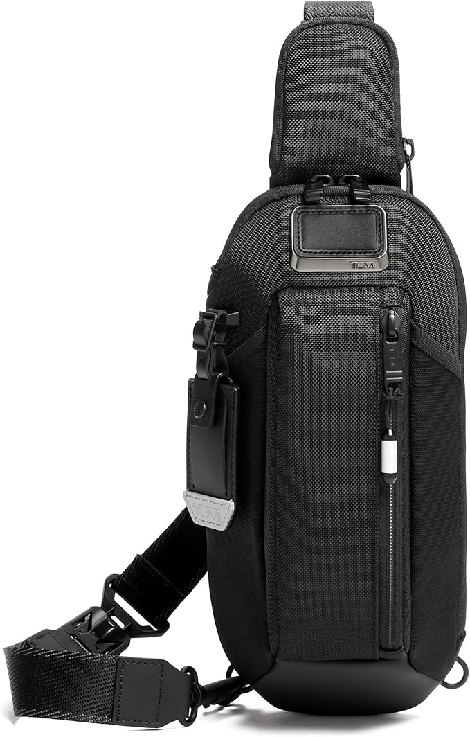 TUMI - Alpha Bravo Esports Pro Sling Bag - Gaming Bag for Handheld Gaming Devices - 12.0" X 5.8" X 2.5" - Black