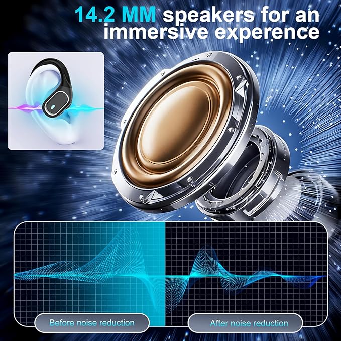 Translation Earbuds, 164 Languages Ai Translation Earbuds Real Time, Bluetooth 5.4 Translator Device,Noise Cancelling,70 Hours Battery, Translation Headphones for Travel&Business&Study, Black