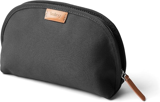 Bellroy Classic Pouch, Everyday kit, Leather and Woven Fabric (pens, Cables, Cosmetics, Personal Items)