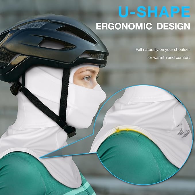 Ski Mask for Men Women, Nose Opening Breathable Warm Balaclava Face Mask Windproof for Skiing Snowboarding Cycling