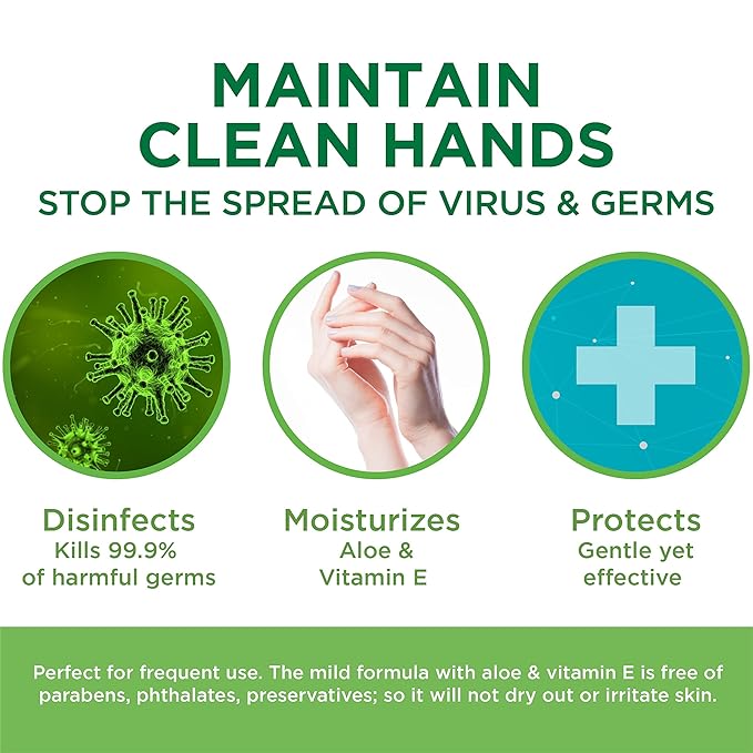 | 70% Ethyl Alcohol with Aloe and Vitamin E, Hand Sanitizer Gel | Made in Canada | 8-oz Bottle, 12-Pack | with Pump