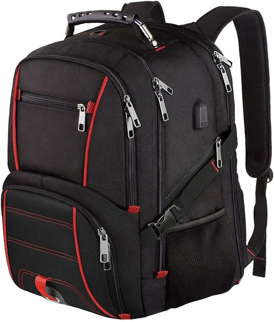 LTINVECK Travel Laptop Backpack, Extra Large Backpack for Men Women with USB Charging Port, TSA Friendly Heavy Duty Big Business Computer Backpacks Bag Fit 17 Inch Laptops, RFID Backbag