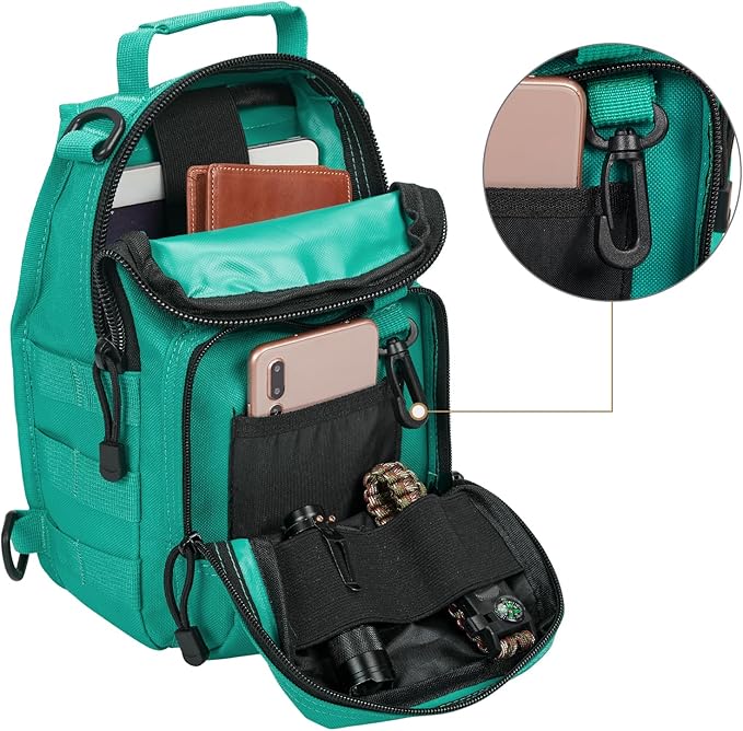 G4Free Outdoor Tactical Bag Backpack, Military Sport Bag Pack Sling Shoulder Backpack Tactical Bag for Every Day Carry