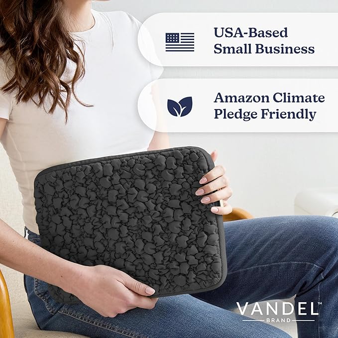 Vandel Puffy Laptop Sleeve Case, 13-14 inch Laptop Sleeve Bag Case 13.3 Inch, Compatible with Mac Air 13, MacBook Pro 13 in, MacBook 14 in, iPad Pro 12.9, HP Dell ASUS